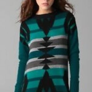 L.A.M.B. Intarsia  Sweater Dress Large